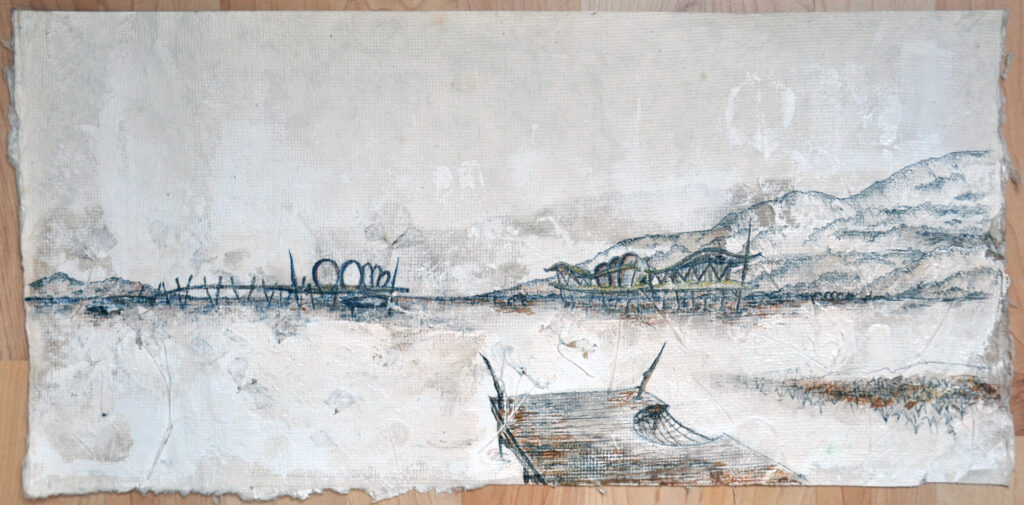 Paysage brun